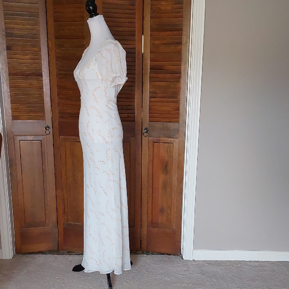 Sabo Skirt Luca Maxi Puff Sleeve Dress Sz XS - Picture 4 of 16